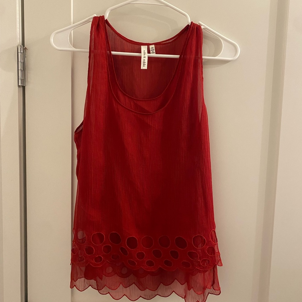 Robbi and Nikki Red Tank